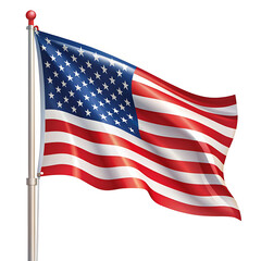 Background of shiny united states flag
