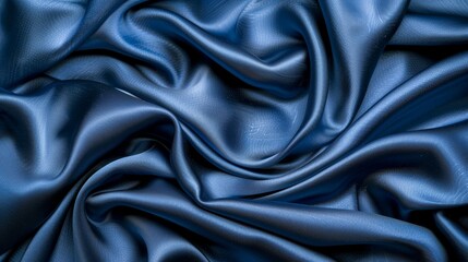 Obraz premium A close-up of a blue fabric with a very high texture resolution Ideal for use as a background