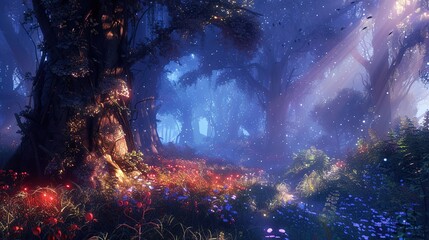 Obraz premium background with stars