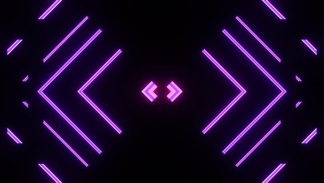 3D digital animation of pulsating purple neon light Music VJ Loop abstract background. Seamless loop motion graphics for the night club music scene, shows, retro, high-tech. - Powered by Adobe