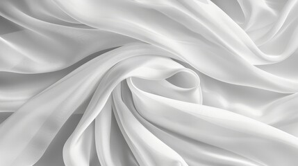 Obraz premium Featuring a supple white fabric material