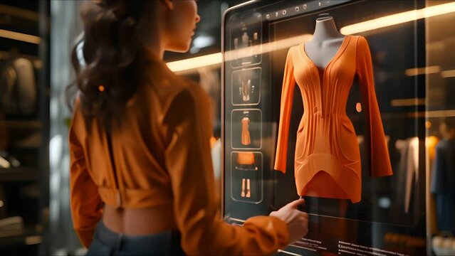 Cross platform virtual try on interface, user guide, modern 3D