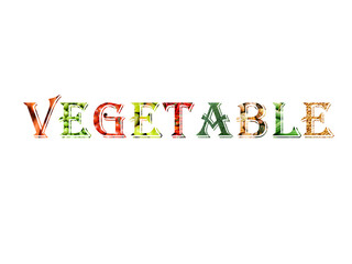 Logo of vegetable with Beautiful Color