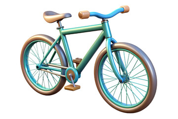 Obraz premium Bicycle 3D Icon