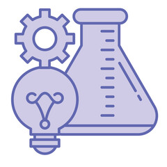 Innovation Lab  Icon blue