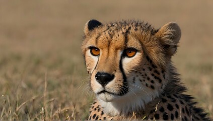 View of wild cheetah