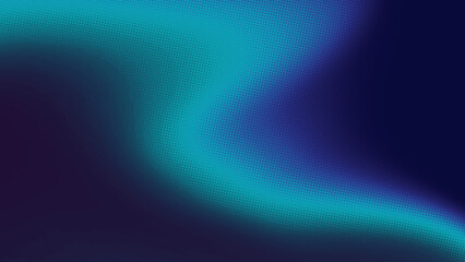 curved and dotted blue wave background halftone