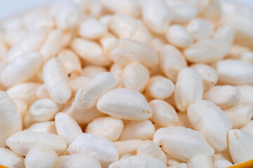 Close up of rice popcorn