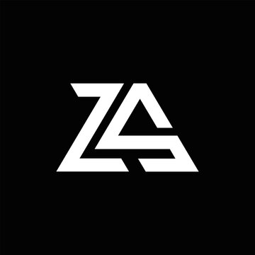 ZS set ,ZS logo. Z S design. White ZS letter. ZS, Z S letter logo design. Initial letter ZS letter logo set, linked circle uppercase monogram logo. Z S letter logo vector design. 