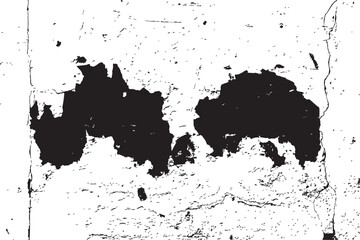 Black grunge texture isolated on white background. Distressed backdrop.