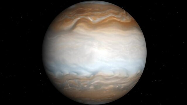 Jupiter and Sun animation