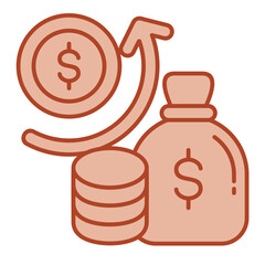 Profitability  Icon brown