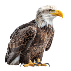 Mighty Eagle isolated on a transparent background