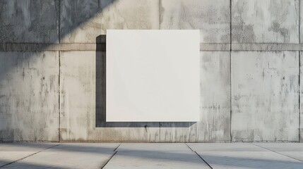 A large blank billboard stands in a stark urban environment, offering a canvas for advertising amidst a modern cityscape.