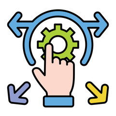 Decision Support  Icon color