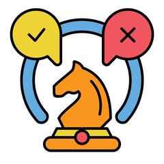 Strategic Alignment  Icon color