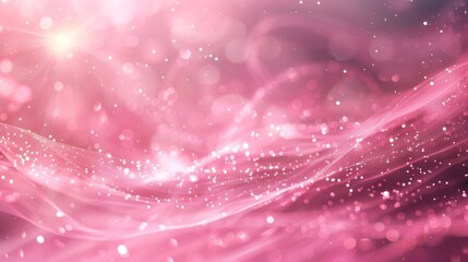 A pink background with glowing lines and sparkles, creating an enchanting atmosphere for your romantic.