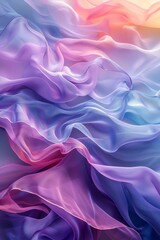 Obraz premium Elegant shades of pastel colors merging harmoniously