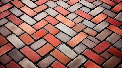 Close-up shot of a series of interlocking paving bricks, arranged in a partial pattern, isolated on a white background to demonstrate their design and potential layout.