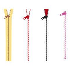 illustration of a zipper © April29