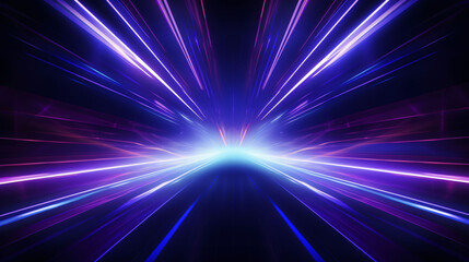 Colorful radioactive gradient abstract graphic poster PPT background, futuristic technology-sense abstract art background