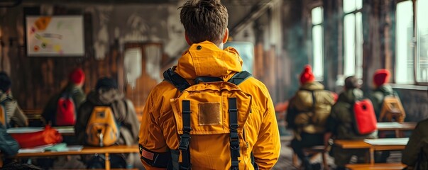 Volunteer Training Session for Disaster Response and Social Responsibility