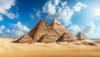 Depict a monumental structure that represents strength and legacy