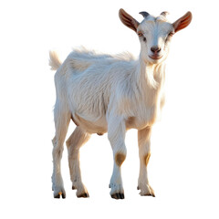 Goat isolated on a transparent background