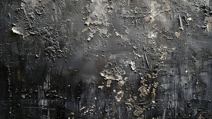 Retro worn-out backdrop with a hand-painted rough texture on a blank wall.