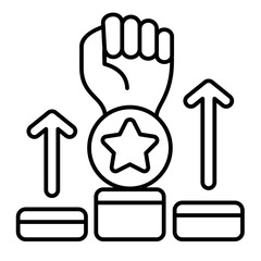 Competitive Edge  Icon line