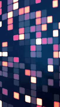 Vertical animated abstract technology background. futuristic cyberspace. data, hi-tech concept. virtual space. wallpaper, screensaver