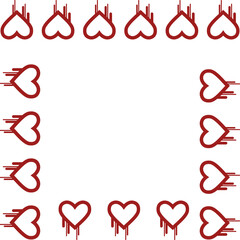 Digital paper, heart paper, seamless paper, seamless pattern, pattern, boho, boho pattern, paper