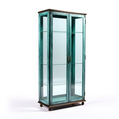 Display cabinet aquamarine