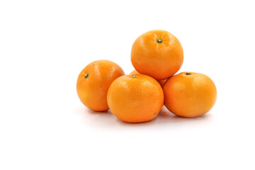 oranges isolated on white background