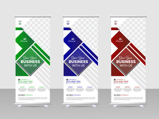 Professional business rack card or dl flyer template