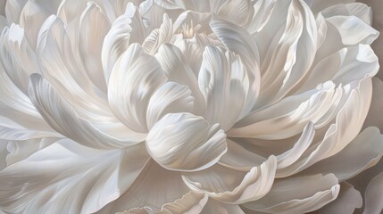 White flower,Details of blooming white dahlia fresh flower macro photography.texture, contrast and intricate floral patterns isolated in black background,Detail of white flower many petals in bloomed
