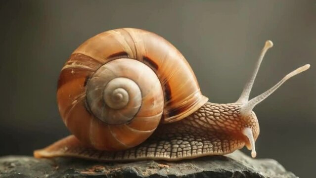 snail on a leaf