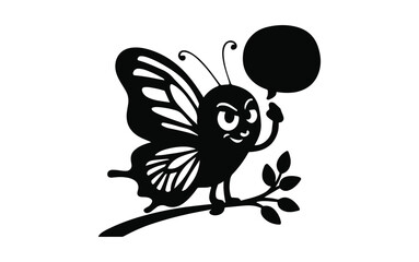 love key, cherry, butterfly, vector