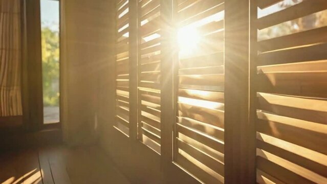 sunlight through the window