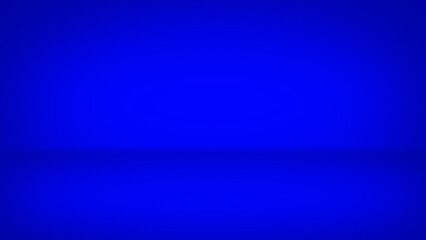 Blue room 3d background with lighting effect