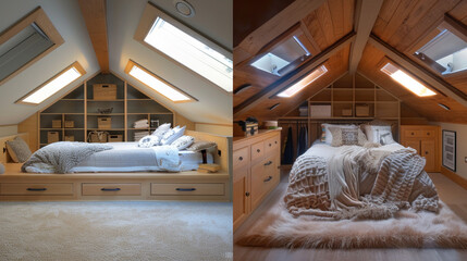 Uninspiring home facade revamped with contemporary updates, enhancing overall street appeal.