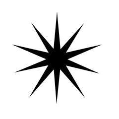 star modern glitter vector