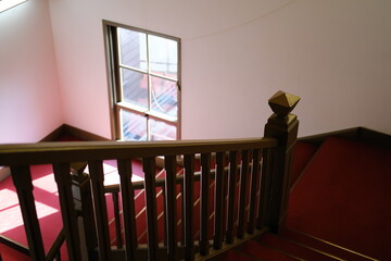 レトロな洋館の階段

