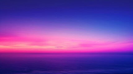 A smooth gradient blend from electric blue to sunset purple, representing the magic of twilight