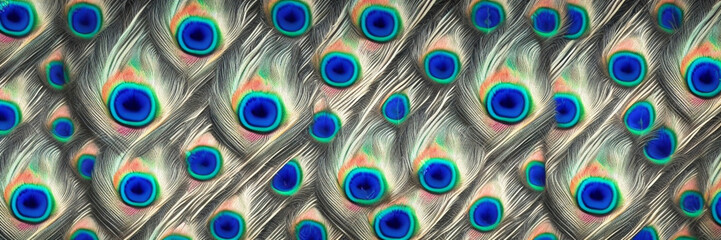 Obraz premium abstract blue background with feathers