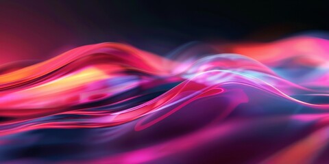 Naklejka premium Blurry Wave of Light