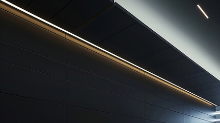 Regal burgundy ceiling with golden filigree patterns, adding a touch of elegance.