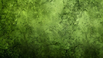 Vivid Green Textured Background with Water Droplets