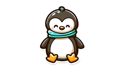 Obraz premium cartoon penguin 