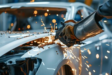 Expert car body welding service for accurate post-accident repair and restoration